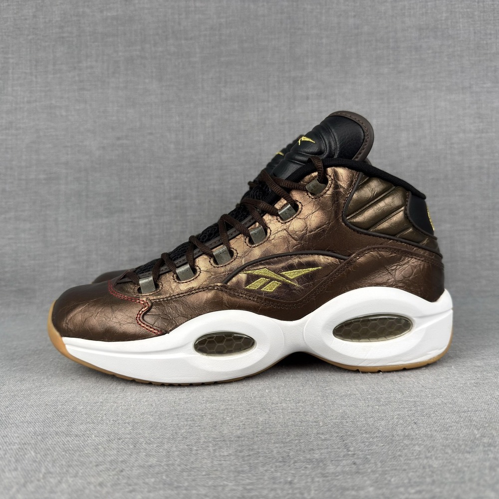 Villa x Reebok Question Mid Shoes Mens 10.5 Liberty bell Metallic Basketball AI - Picture 5 of 13